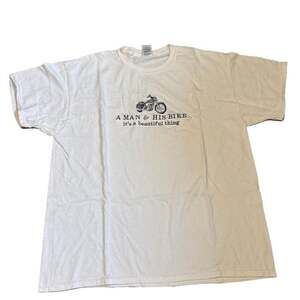 Nasty Gal Cream Motorcycle Heritage Graphic T-Shirt